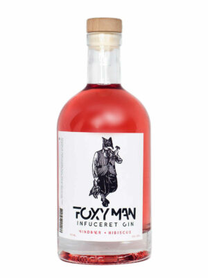 FOXYMAN infuceret gin med hindbær + hibiscus