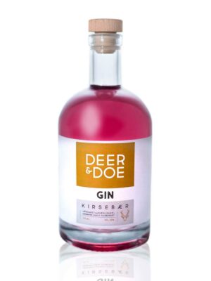 Deer & Doe Gin Kirsebær 40% vol.